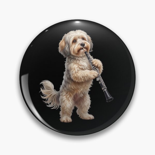 Item preview, Havanese Playing Oboe Player Oboist Dog Lover designed and sold by DoodleTortle.