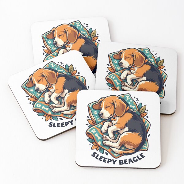 Item preview, Funny Sleeping Beagle with I'm Not Lazy Quote designed and sold by Tong4130.