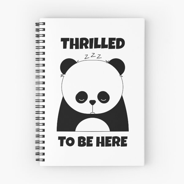 Item preview, Thrilled to Be Here -- sarcastic humor designed and sold by The Sporty Nerd.