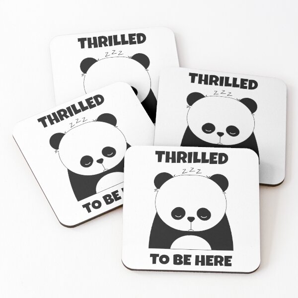 Item preview, Thrilled to Be Here -- sarcastic humor designed and sold by The Sporty Nerd.