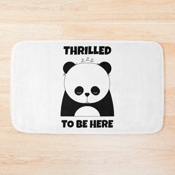 Item preview, Thrilled to Be Here -- sarcastic humor designed and sold by The Sporty Nerd.