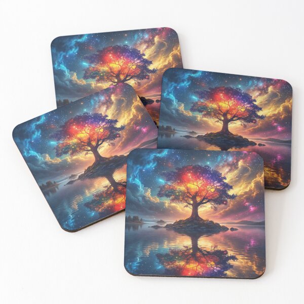 Item preview, Cosmic Tree Reflection designed and sold by karybaquetu10.