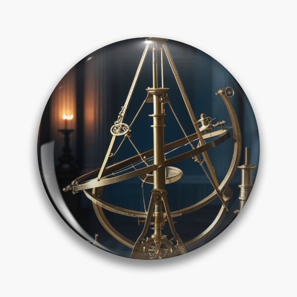 Item preview, Brass Astronomical Instruments — Vintage Observatory Dark Academia Art designed and sold by semenol.