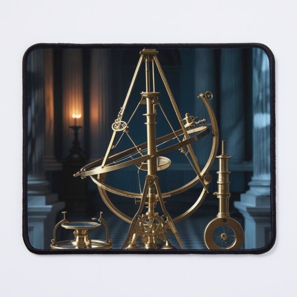Item preview, Brass Astronomical Instruments — Vintage Observatory Dark Academia Art designed and sold by semenol.