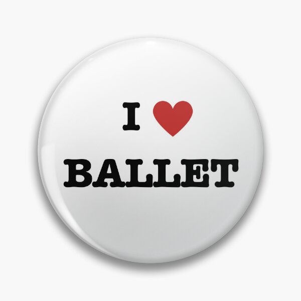 Item preview, I Love Ballet  designed and sold by KittyLovesArts.