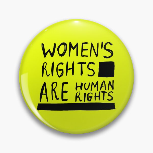 Item preview, Women’s Rights Are Human Rights Feminist Quote designed and sold by AnnaVikhrArt.