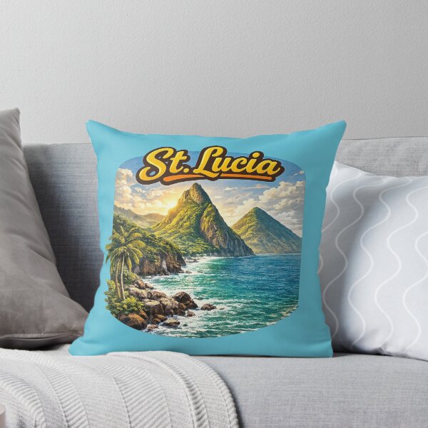 Item preview, Santa Lucía - La espectacular costa de los Pitones designed and sold by Myra365Art.