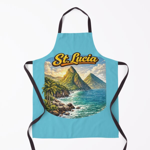 Item preview, Santa Lucía - La espectacular costa de los Pitones designed and sold by Myra365Art.