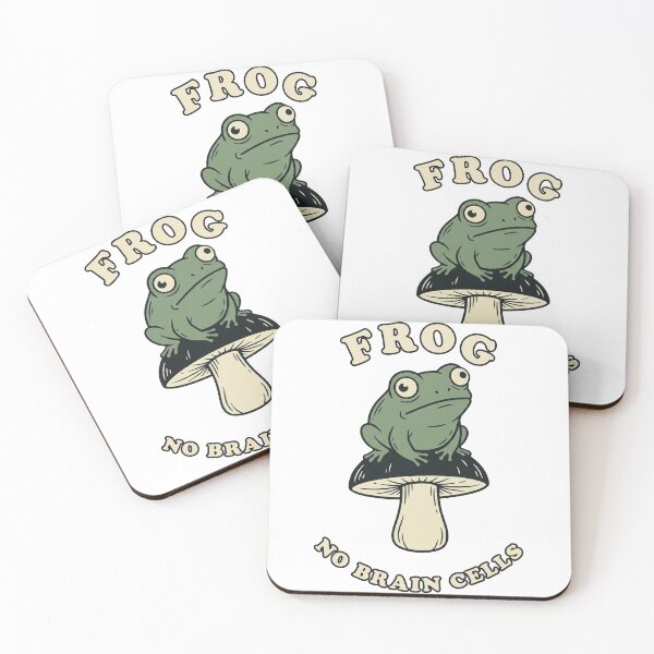 Item preview, Frog No Brain Cells Dumb Frog Meme Chaos Energy designed and sold by Akio Saiko.