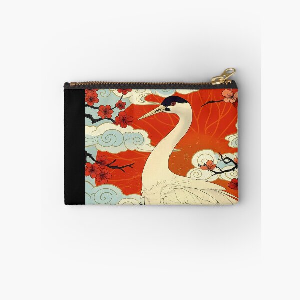 Item preview, Crane and Cherry Blossoms designed and sold by karybaquetu10.