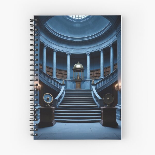 Item preview, Silent Observatory Before Dawn — Dark Academia Architecture Art designed and sold by semenol.