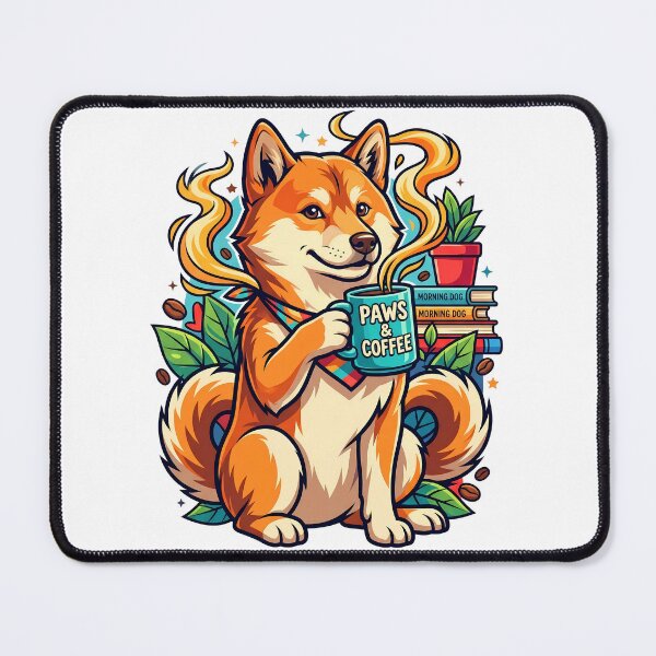 Item preview, Funny Coffee and Dogs Morning Person Quote designed and sold by Tong4130.