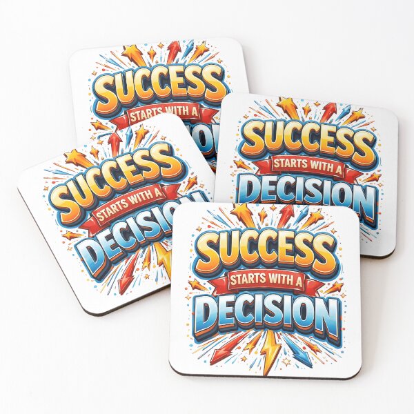 Item preview, Success Starts With A Decision - Explosive Motivational Pop Art designed and sold by Serjames.
