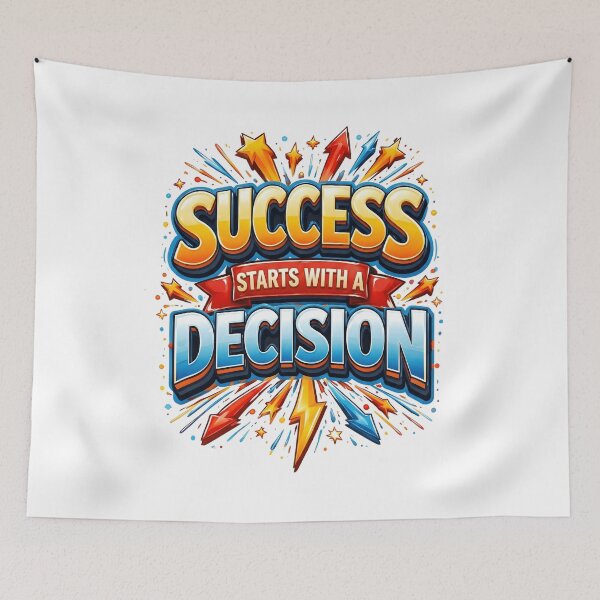 Item preview, Success Starts With A Decision - Explosive Motivational Pop Art designed and sold by Serjames.
