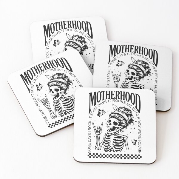 Item preview, Motherhood Sometimes I Rock It Sometimes It Rocks Me, Funny Mama, Mom, Rocker Mom, Mothers Day 2 designed and sold by Naviiraart.