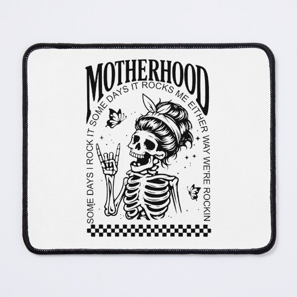 Item preview, Motherhood Sometimes I Rock It Sometimes It Rocks Me, Funny Mama, Mom, Rocker Mom, Mothers Day 2 designed and sold by Naviiraart.