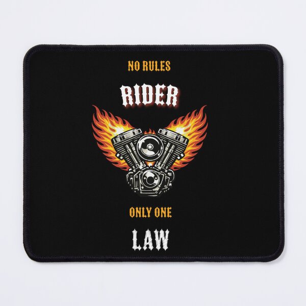 Item preview, No Rule Riders Only One Law Motorcycle Biker T-Shirt designed and sold by Freki & Geri.