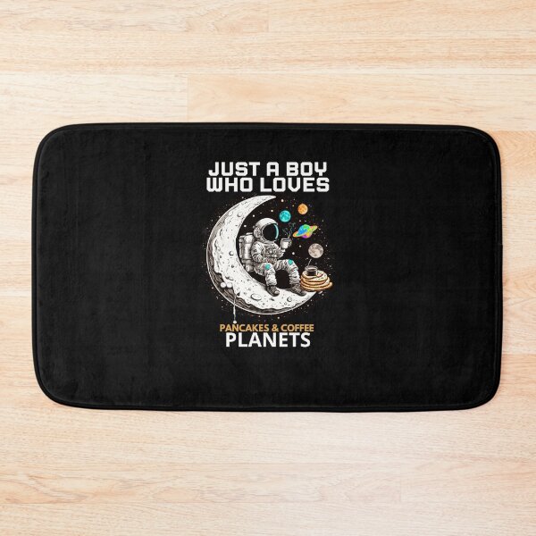 Item preview, Just a Boy Who Loves Pancakes, Coffee, Planets designed and sold by LuveraxArt.