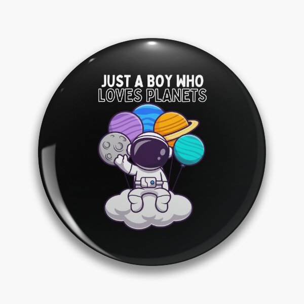 Item preview, Just a Boy Who Loves Planets designed and sold by LuveraxArt.