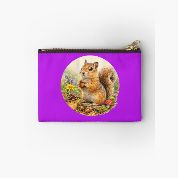 Item preview, Ground Squirrel – Alert Meadow Scout | Woodland Wildlife Portrait designed and sold by TheJoyfulPen.