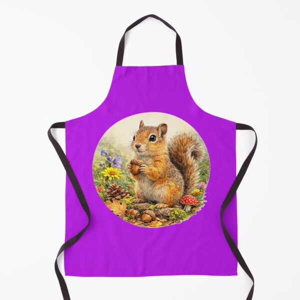 Item preview, Ground Squirrel – Alert Meadow Scout | Woodland Wildlife Portrait designed and sold by TheJoyfulPen.