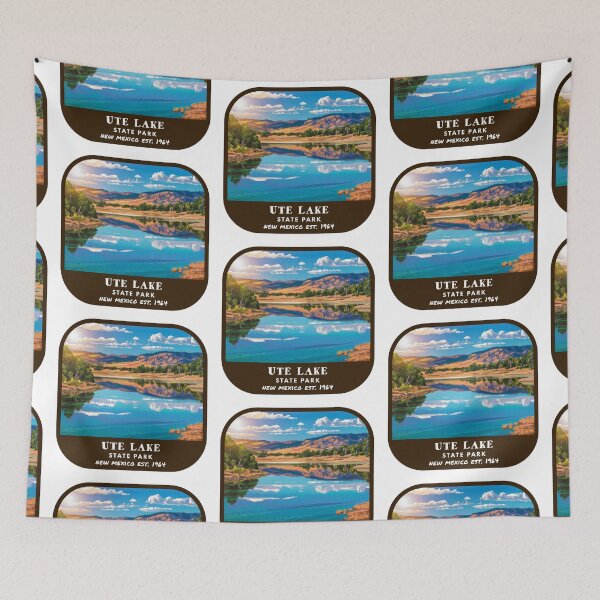 Item preview, Vintage Ute Lake State Park (New Mexico) designed and sold by RabbitK.