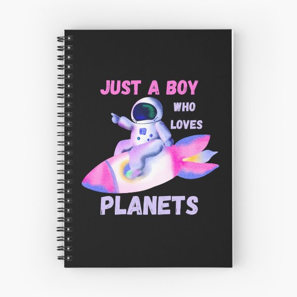 Item preview, Just a Boy Who Loves Planets designed and sold by LuveraxArt.
