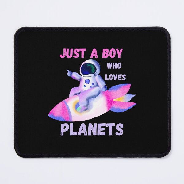 Item preview, Just a Boy Who Loves Planets designed and sold by LuveraxArt.