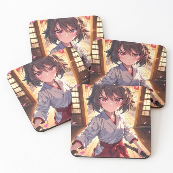Item preview, Nishizumi Maho Girls Und Panzer Spring Sunset Chibi Yukata designed and sold by TanglenRabbit.