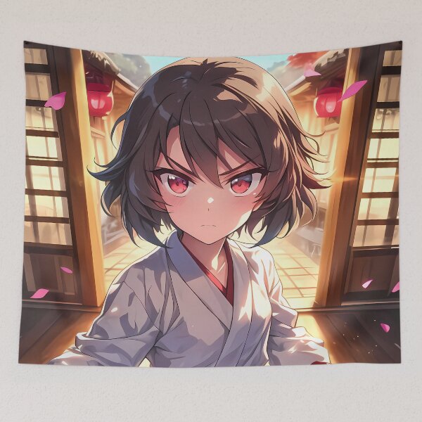 Item preview, Nishizumi Maho Girls Und Panzer Spring Sunset Chibi Yukata designed and sold by TanglenRabbit.