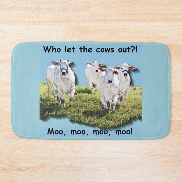 Item preview, Who Let the Cows Out? designed and sold by TheCulturedConures.