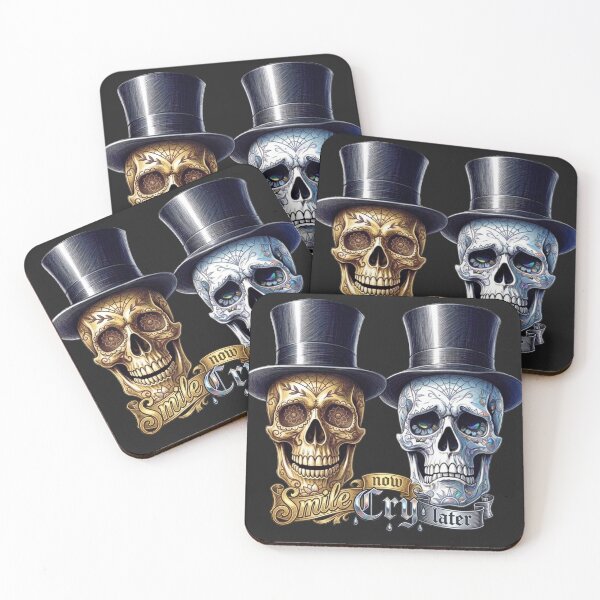 Item preview, Smile Now Cry Later Sugar Skulls Tattoo Art designed and sold by KabronX.