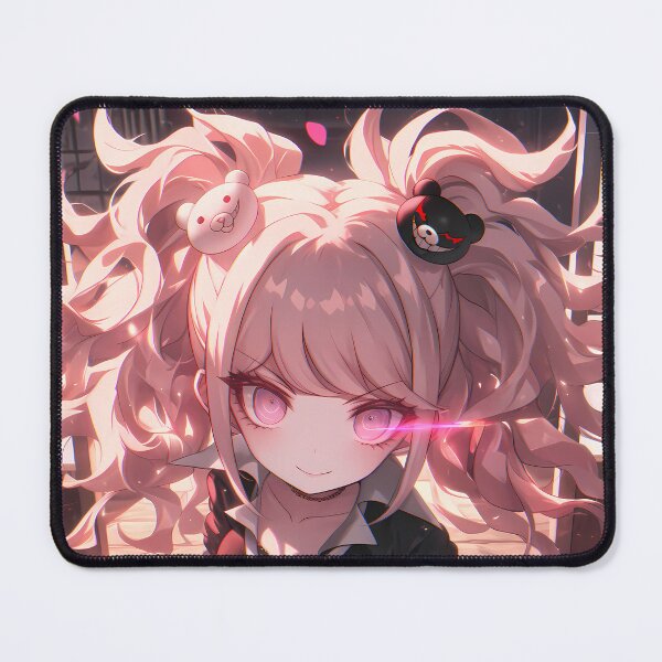 Item preview, Junko Enoshima Danganronpa Chibi Samurai Waifu With Pink Twin Tails designed and sold by TanglenRabbit.