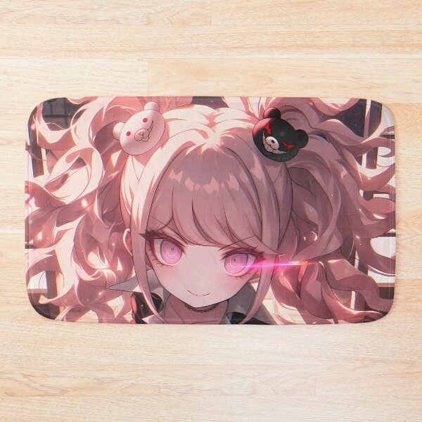 Item preview, Junko Enoshima Danganronpa Chibi Samurai Waifu With Pink Twin Tails designed and sold by TanglenRabbit.