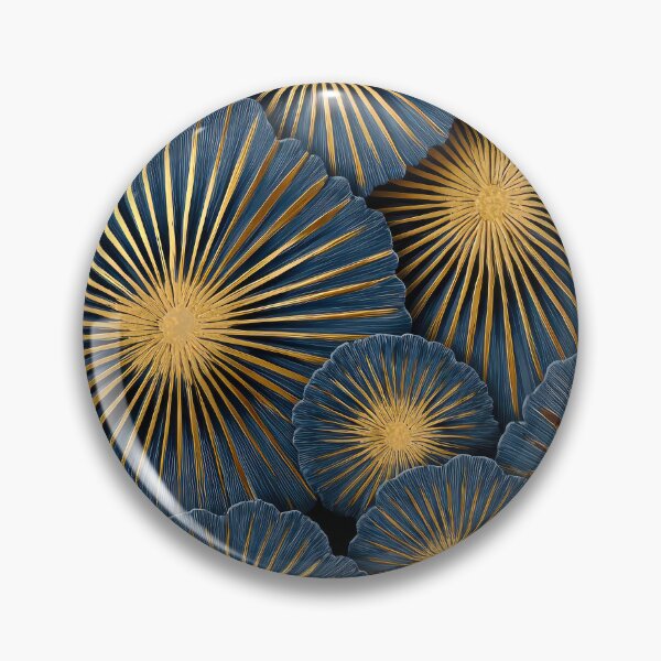 Item preview, Art Deco Inspired Blue And Golden Abstract Designs designed and sold by DEC02.