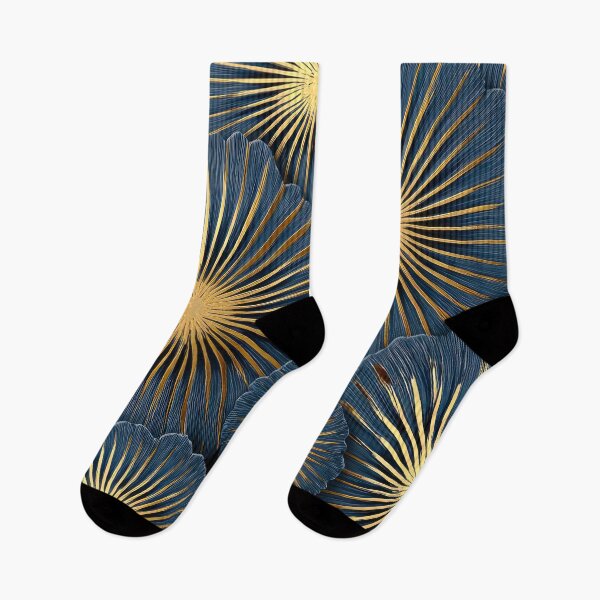 Item preview, Art Deco Inspired Blue And Golden Abstract Designs designed and sold by DEC02.