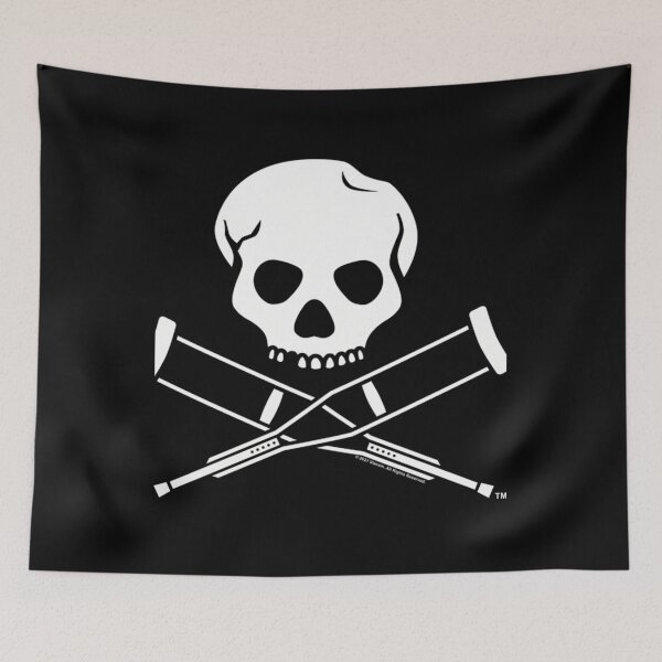 Item preview, Jackass Skull And Crutches Logo designed and sold by MelissaDahlke.