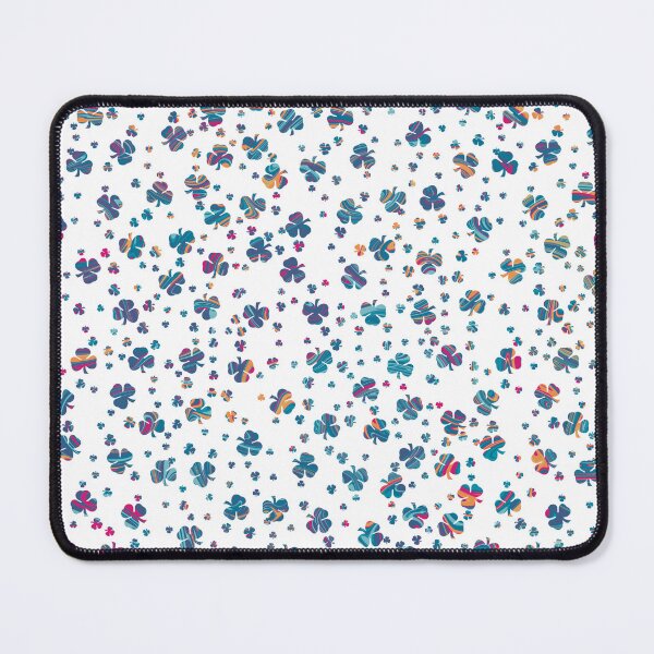 Item preview, Colorful Abstract Clover Scatter Pattern on White Background designed and sold by Wednesday Art design .