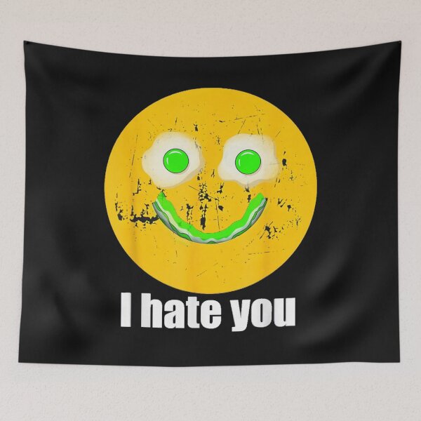 Item preview, I Hate You Smile Face Retro Vintage designed and sold by KassandraDavis.