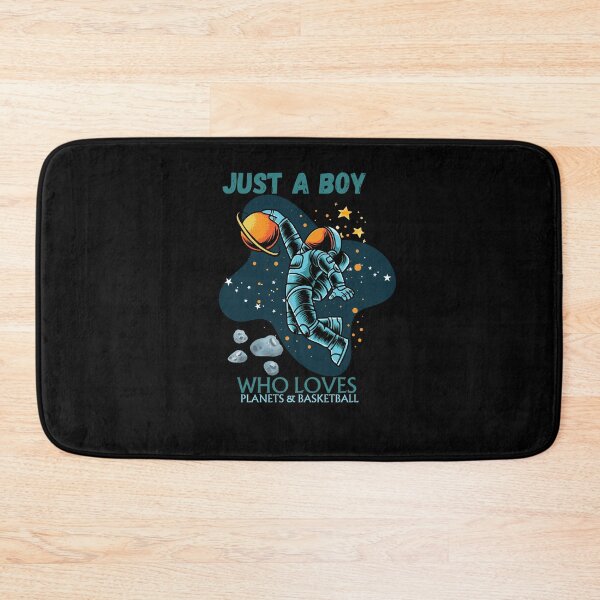 Item preview, Just a Boy Who Loves Planets and Basketball designed and sold by LuveraxArt.