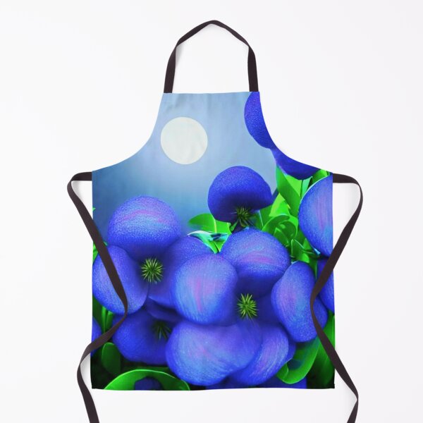 Item preview, Moonlit Blue Blossoms designed and sold by ArtbyValks.