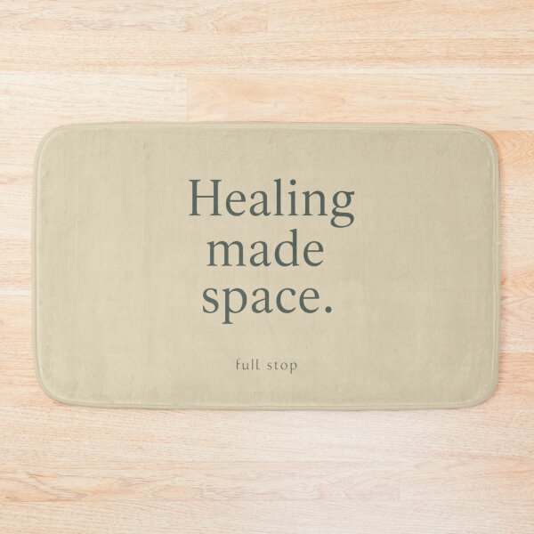 Item preview, Healing Made Space – Minimal Emotional Growth Quote Design designed and sold by Irene Catchmind.