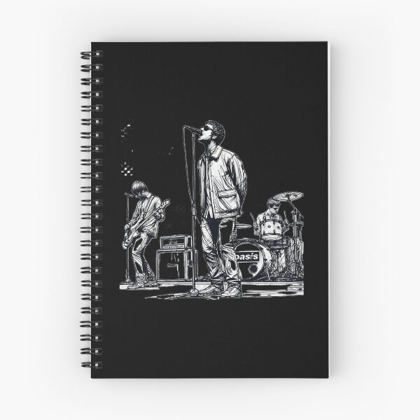 Item preview, Minimalist Line Art Of Oasis Performing  Britpop Band  designed and sold by goboyart.