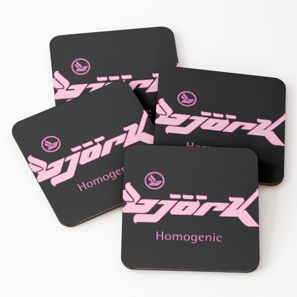 Item preview, Bjork Homogenic Logo (Pink) designed and sold by HeatherLockard.