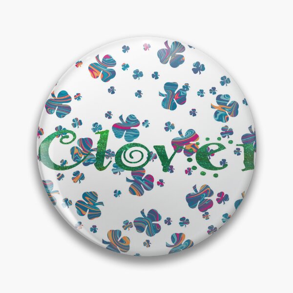 Item preview, Colorful Abstract Clover Scatter Pattern on White Background designed and sold by Wednesday Art design .