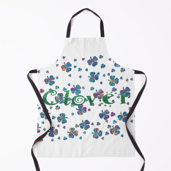 Item preview, Colorful Abstract Clover Scatter Pattern on White Background designed and sold by Wednesday Art design .
