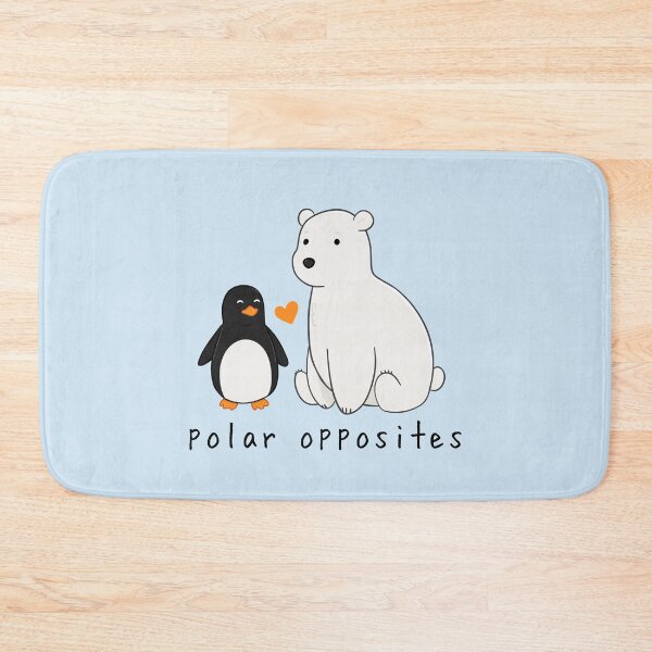 Item preview, Polar Opposites Bear & Penguin designed and sold by rornelson.