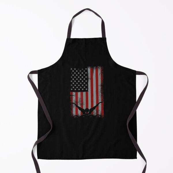 Item preview, Retro American Flag Swimming Gift for Swimmer Women Kids Men designed and sold by Cheesymatiion.