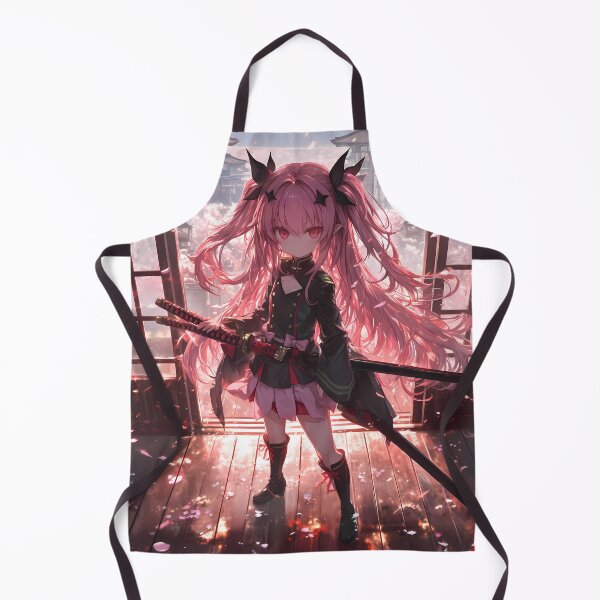 Item preview, Krul Tepes Seraph Of The End Cherry Blossom Chibi Sunset designed and sold by TanglenRabbit.