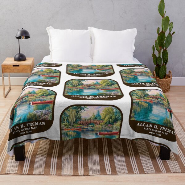 Item preview, Vintage Allan H. Treman State Marine Park (New York) designed and sold by RabbitK.